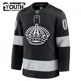 Maillot de Hockey Los Angeles Kings Personnaliser Fanatics Premium 2025-26 Noir Troisième - Enfant