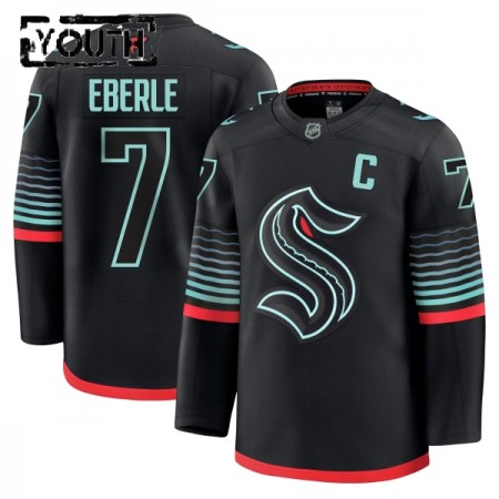 Jordan Maillot de Hockey Seattle Kraken Fanatics Premium Eberle 2025-26 Noir Troisième - Enfant Jordan Maillot de Hockey Seattle Kraken Fanatics Premium Eberle 2025-26 Noir Troisième - Enfant