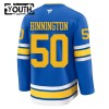Jordan Maillot de Hockey St. Louis Blues Fanatics Premium Binnington 2025-26 Bleu Domicile - Enfant