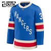 Maillot de Hockey New York Rangers Fanatics Centennial Premium Igor Shesterkin 2025-26 Bleu - Enfant