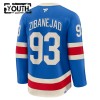 Maillot de Hockey New York Rangers Fanatics Centennial Premium Mika Zibanejad 2025-26 Bleu - Enfant