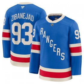 Maillot de Hockey New York Rangers Fanatics Centennial Premium Mika Zibanejad 2025-26 Bleu - Homme