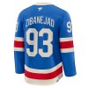 Maillot de Hockey New York Rangers Fanatics Centennial Premium Mika Zibanejad 2025-26 Bleu - Homme