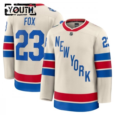 Maillot de Hockey New York Rangers Fanatics Premium Adam Fox 2025-26 Blanc Winter Classic - Enfant