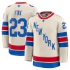 Maillot de Hockey New York Rangers Fanatics Premium Adam Fox 2025-26 Blanc Winter Classic - Homme