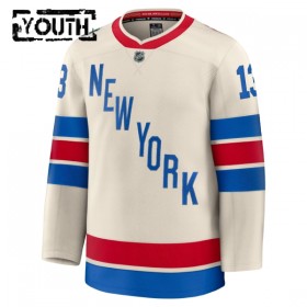 Maillot de Hockey New York Rangers Fanatics Premium Alexis Lafreniere 2025-26 Blanc Winter Classic - Enfant