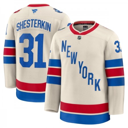 Maillot de Hockey New York Rangers Fanatics Premium Igor Shesterkin 2025-26 Blanc Winter Classic - Homme