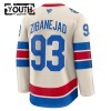 Maillot de Hockey New York Rangers Fanatics Premium Mika Zibanejad 2025-26 Blanc Winter Classic - Enfant