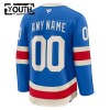 Maillot de Hockey New York Rangers Personnaliser Fanatics Centennial Premium 2025-26 Bleu - Enfant