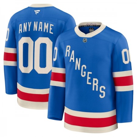 Maillot de Hockey New York Rangers Personnaliser Fanatics Centennial Premium 2025-26 Bleu - Homme