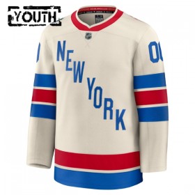 Maillot de Hockey New York Rangers Personnaliser Fanatics Premium 2025-26 Blanc Winter Classic - Enfant