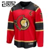 Maillot de Hockey Ottawa Senators Fanatics Premium Brady Tkachuk 2025-26 Rouge Troisième - Enfant
