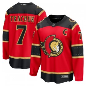Maillot de Hockey Ottawa Senators Fanatics Premium Brady Tkachuk 2025-26 Rouge Troisième - Homme
