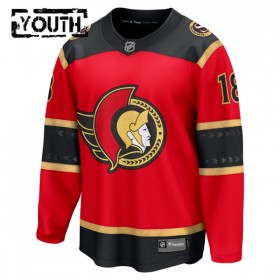 Maillot de Hockey Ottawa Senators Fanatics Premium Tim Stutzle 2025-26 Rouge Troisième - Enfant