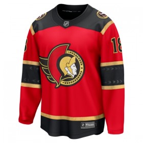 Maillot de Hockey Ottawa Senators Fanatics Premium Tim Stutzle 2025-26 Rouge Troisième - Homme