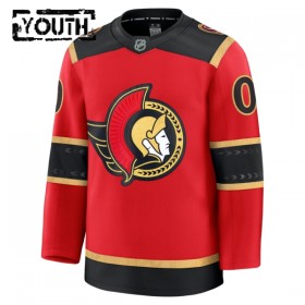 Maillot de Hockey Ottawa Senators Personnaliser Fanatics Premium 2025-26 Rouge Troisième - Enfant