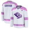 Maillot de Hockey Personnaliser Utah Hockey Club Fanatics Hockey Fights Cancer Practice Blanc - Homme