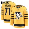 Maillot de Hockey Pittsburgh Penguins Fanatics Premium Evgeni Malkin 2025-26 Gold Troisième - Enfant