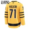 Maillot de Hockey Pittsburgh Penguins Fanatics Premium Evgeni Malkin 2025-26 Gold Troisième - Enfant