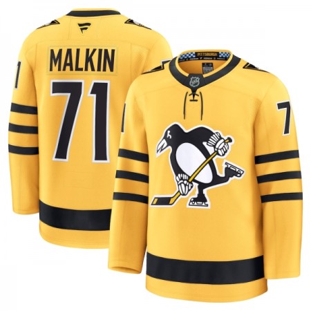 Maillot de Hockey Pittsburgh Penguins Fanatics Premium Evgeni Malkin 2025-26 Gold Troisième - Homme Maillot de Hockey Pittsburgh Penguins Fanatics Premium Evgeni Malkin 2025-26 Gold Troisième - Homme