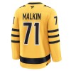 Maillot de Hockey Pittsburgh Penguins Fanatics Premium Evgeni Malkin 2025-26 Gold Troisième - Homme