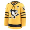 Maillot de Hockey Pittsburgh Penguins Fanatics Premium Sidney Crosby 2025-26 Gold Troisième - Homme