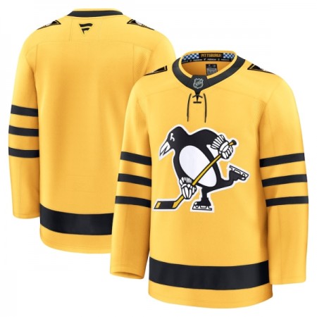 Maillot de Hockey Pittsburgh Penguins Personnaliser Fanatics Premium 2025-26 Gold Troisième - Homme Maillot de Hockey Pittsburgh Penguins Personnaliser Fanatics Premium 2025-26 Gold Troisième - Homme