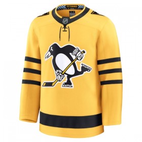 Maillot de Hockey Pittsburgh Penguins Personnaliser Fanatics Premium 2025-26 Gold Troisième - Homme