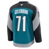 Maillot de Hockey San Jose Sharks Fanatics Premium Macklin Celebrini 2025-26 Teal Troisième - Homme