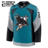 Maillot de Hockey San Jose Sharks Fanatics Premium William Eklund 2025-26 Teal Troisième - Enfant