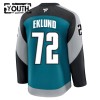 Maillot de Hockey San Jose Sharks Fanatics Premium William Eklund 2025-26 Teal Troisième - Enfant