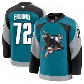 Maillot de Hockey San Jose Sharks Fanatics Premium William Eklund 2025-26 Teal Troisième - Homme