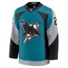 Maillot de Hockey San Jose Sharks Fanatics Premium William Eklund 2025-26 Teal Troisième - Homme