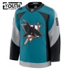 Maillot de Hockey San Jose Sharks Personnaliser Fanatics Premium 2025-26 Teal Troisième - Enfant