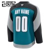 Maillot de Hockey San Jose Sharks Personnaliser Fanatics Premium 2025-26 Teal Troisième - Enfant