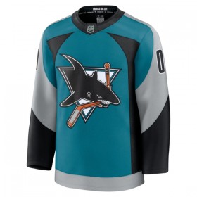 Maillot de Hockey San Jose Sharks Personnaliser Fanatics Premium 2025-26 Teal Troisième - Homme