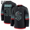 Maillot de Hockey Seattle Kraken Fanatics Premium Philipp Grubauer 2025-26 Noir Troisième - Enfant Maillot de Hockey Seattle Kraken Fanatics Premium Philipp Grubauer 2025-26 Noir Troisième - Enfant