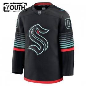 Maillot de Hockey Seattle Kraken Personnaliser Fanatics Premium 2025-26 Noir Troisième - Enfant