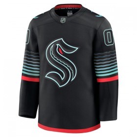Maillot de Hockey Seattle Kraken Personnaliser Fanatics Premium 2025-26 Noir Troisième - Homme