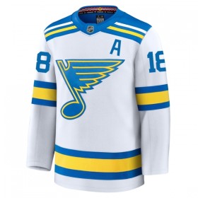 Maillot de Hockey St. Louis Blues Fanatics Premium Robert Thomas 2025-26 Blanc Extérieur - Homme