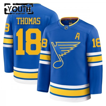 Maillot de Hockey St. Louis Blues Fanatics Premium Robert Thomas 2025-26 Bleu Domicile - Enfant