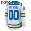 Maillot de Hockey St. Louis Blues Personnaliser Fanatics Premium 2025-26 Blanc Extérieur - Enfant