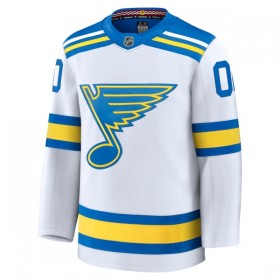 Maillot de Hockey St. Louis Blues Personnaliser Fanatics Premium 2025-26 Blanc Extérieur - Homme