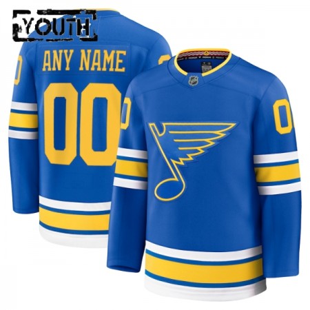 Maillot de Hockey St. Louis Blues Personnaliser Fanatics Premium 2025-26 Bleu Domicile - Enfant Maillot de Hockey St. Louis Blues Personnaliser Fanatics Premium 2025-26 Bleu Domicile - Enfant