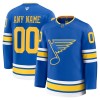 Maillot de Hockey St. Louis Blues Personnaliser Fanatics Premium 2025-26 Bleu Domicile - Homme