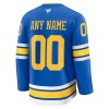 Maillot de Hockey St. Louis Blues Personnaliser Fanatics Premium 2025-26 Bleu Domicile - Homme
