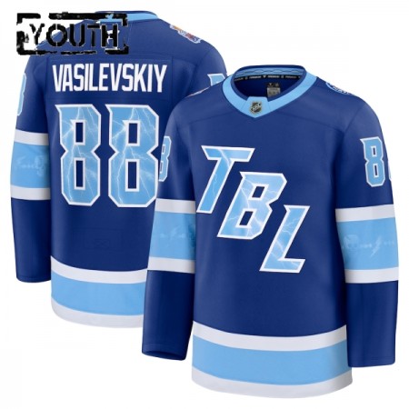 Maillot de Hockey Tampa Bay Lightning Fanatics NHL Stadium Series Premium Andrei Vasilevskiy 2025-26 Bleu - Enfant