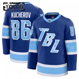 Maillot de Hockey Tampa Bay Lightning Fanatics NHL Stadium Series Premium Nikita Kucherov 2025-26 Bleu - Enfant