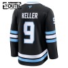 Maillot de Hockey Utah Hockey Club Fanatics Premium Clayton Keller 2025-26 Noir Domicile - Enfant