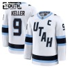 Maillot de Hockey Utah Hockey Club Fanatics Premium Clayton Keller Blanc Extérieur - Enfant